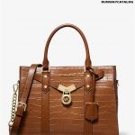 Michael Kors Large Crocodile Leather Satchel