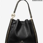 Michael Kors Mina Large Pebbled Leather Shoulder Bag