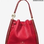 Michael Kors Mina Large Pebbled Leather Shoulder Bag