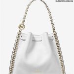 Michael Kors Mina Large Pebbled Leather Shoulder Bag