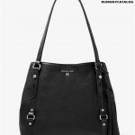 Michael Kors Carrie Large Pebbled Leather Shoulder Bag