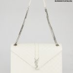 Saint Laurent Matelasse Large Monogram Flap Bag