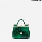 Dolce & Gabbana Sicily Box Bag in Malachite Sint Glass