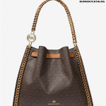 Michael Kors Mina Large Logo Shoulder Bag