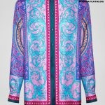 Versace Classique Print Silk Twill Shirt