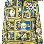 Versace Versus patchwork long-sleeve shirt