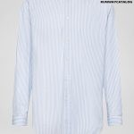 Versace Barocco Insert Striped Shirt