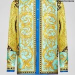 Versace Classique Print Silk Twill Shirt