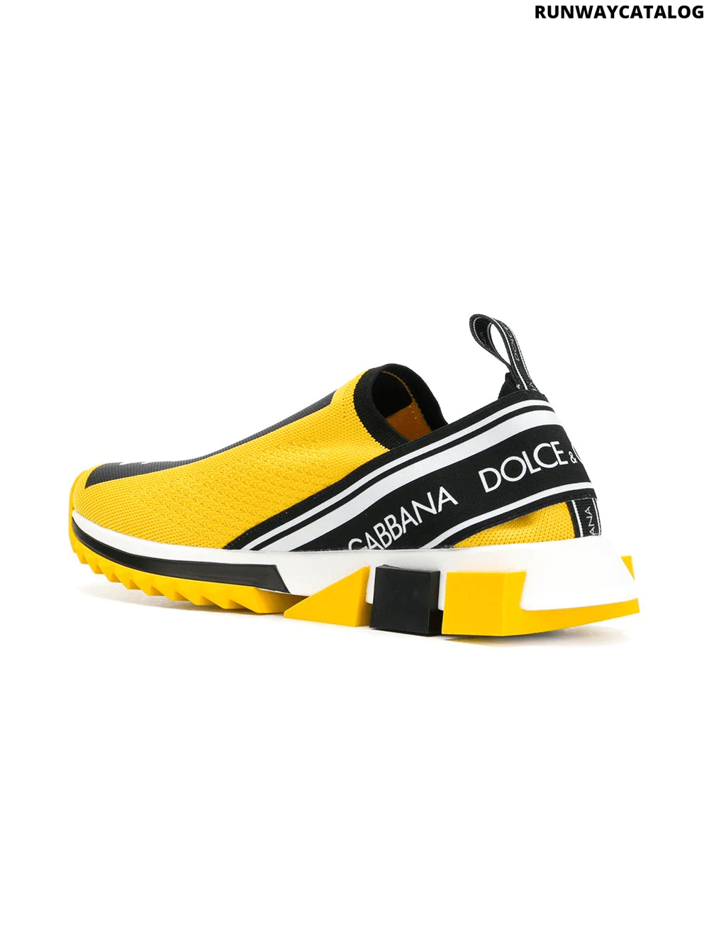 Dolce & Gabbana Sorrento Yellow Sneaker - Runway Catalog