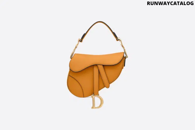 Christian Dior Mini Saddle calfskin bag