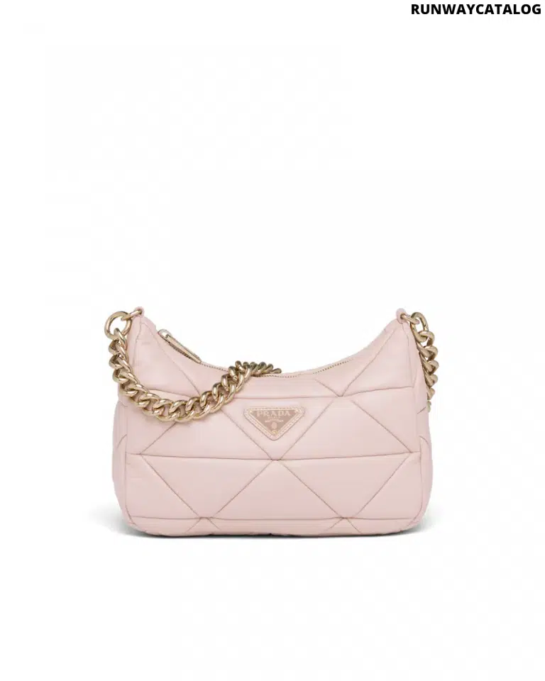 Prada Leather Patchwork Shoulder Bag