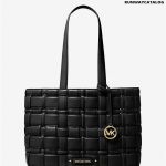 Michael Kors Ivy Medium Woven Tote Bag