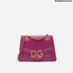 DOLCE & GABBANA SMALL DG AMORE BAG IN CALFSKIN