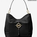 Michael Kors Amy Large Pebbled Leather Shoulder Bag