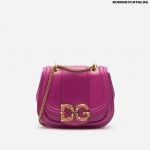 DOLCE & GABBANA SMALL DG AMORE BAG IN CALFSKIN