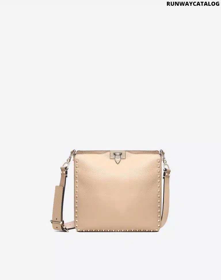 Valentino Small Rockstud Hobo Bag