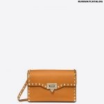 Valentino small Rockstud Grainy Leather Crossbody Bag