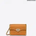 Valentino small Rockstud Grainy Leather Crossbody Bag