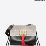 Valentino Medium VRING Lizard Shoulder Bag