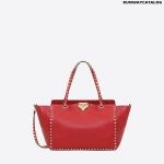 Valentino Medium Rockstud Grainy Calfskin Bag