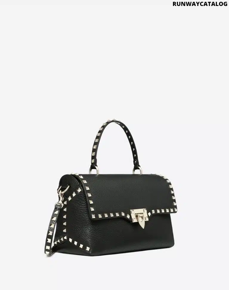 Valentino Medium Grain calfskin leather Rockstud Handbag - Image 2