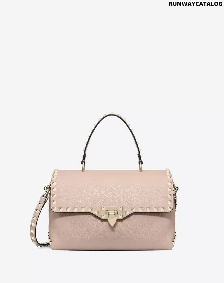 Valentino Medium Grain calfskin leather Rockstud Handbag