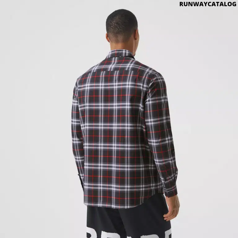 Burberry Love Print Vintage Check Cotton Shirt - Image 2