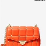 Michael Kors SoHo Large Studded Quilted Leather Shoulder Bag