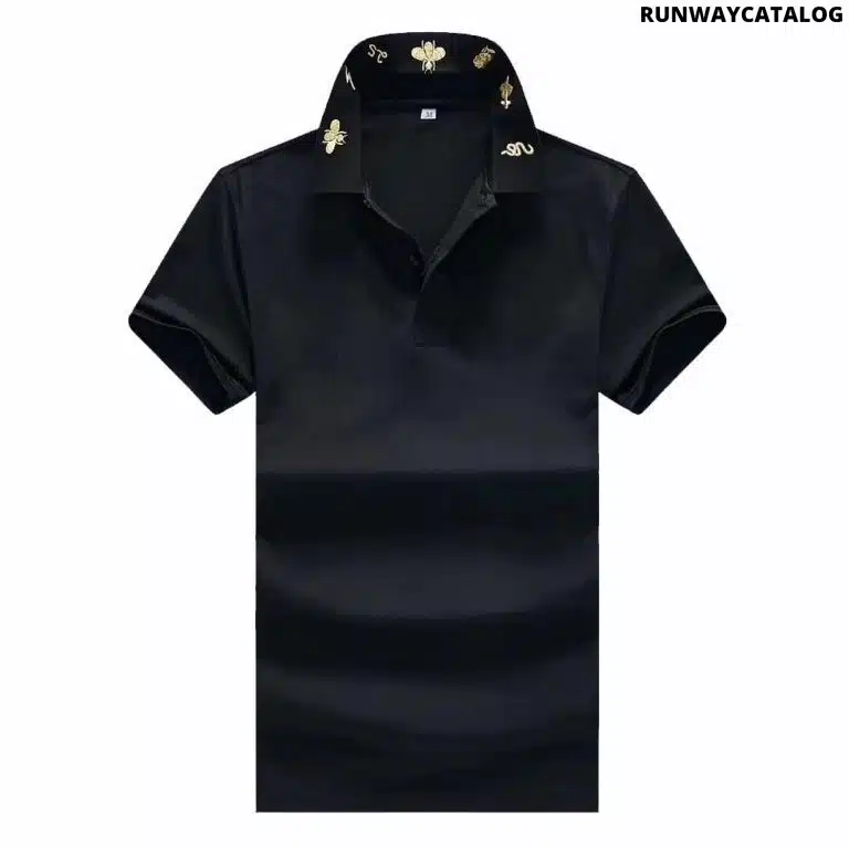 Gucci Men’s Polo Black T-Shirt