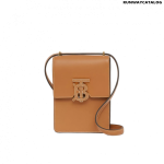 Burberry Topstitched Leather Robin Bag