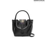 Burberry Monogram Motif Leather Bucket Bag