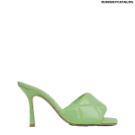 Bottega Veneta Rubber Lido Sandal in Pistachio