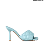 Bottega Veneta Padded Sandal in Topaz