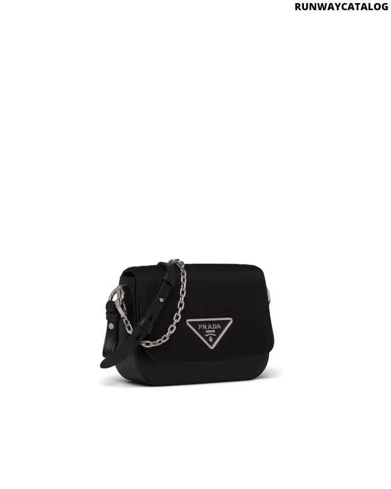 Prada Nylon and Leather Identity Shoulder Bag - Image 2