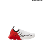 DOLCE & GABBANA STRETCH JERSEY SORRENTO SNEAKERS