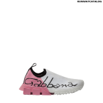 DOLCE & GABBANA STRETCH JERSEY SORRENTO SNEAKERS