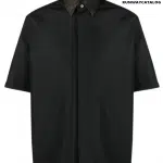 Fendi contrasting collar shirt