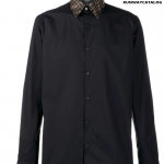 Fendi monogram trim shirt