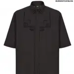 Fendi embroidered short-sleeve shirt