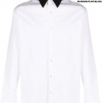 Fendi logo collar shirt