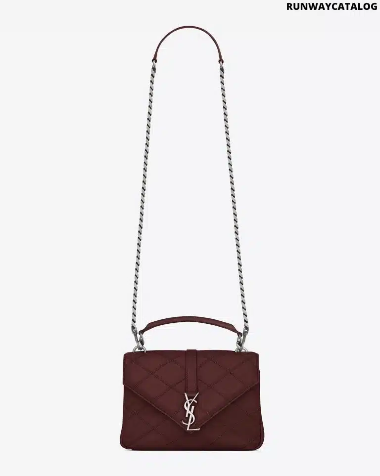 SAINT LAURENT MONOGRAM COLLEGE BAG