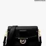 MICHAEL KORS Jessie Medium Pebbled Leather Shoulder Bag