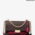 MICHAEL KORS Cece Medium Logo and Leather Shoulder Bag