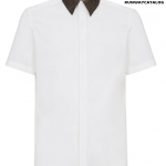 Fendi contrasting-collar shirt