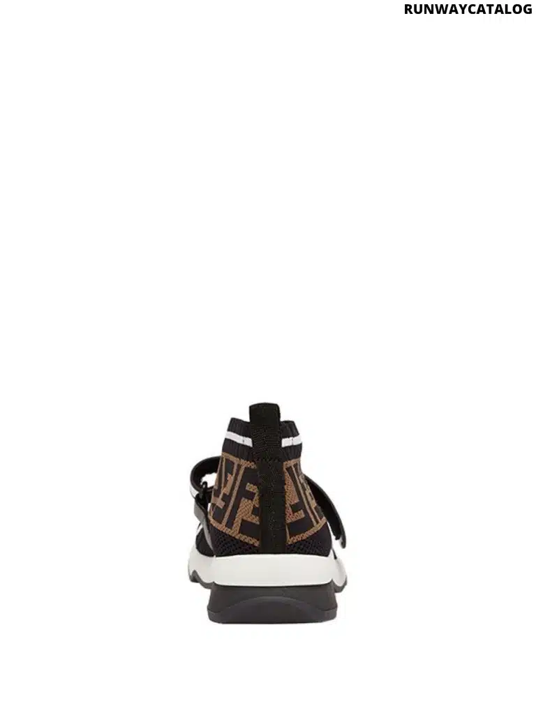 Fendi FF Logo Rockoko knit Sneaker - Image 3