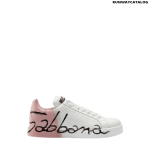 DOLCE & GABBANA LEATHER PORTOFINO SNEAKERS