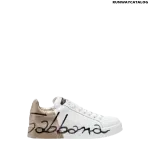 DOLCE & GABBANA LEATHER PORTOFINO SNEAKERS