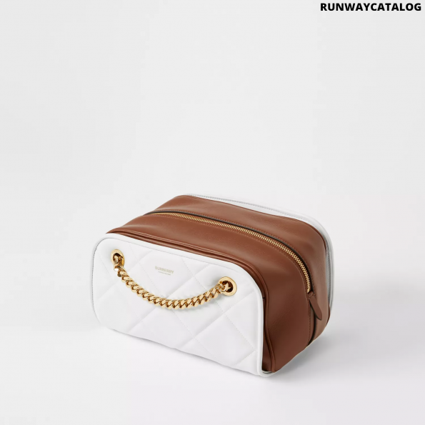 Burberry Small Two-tone Lambskin Double Cube Bag - Runway Catalog