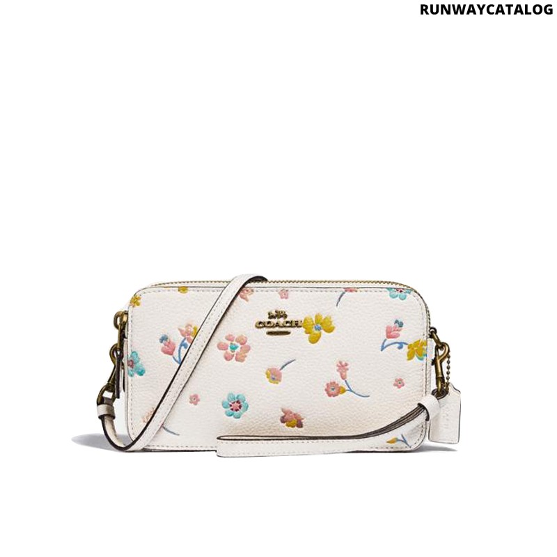 coach watercolor wristlet