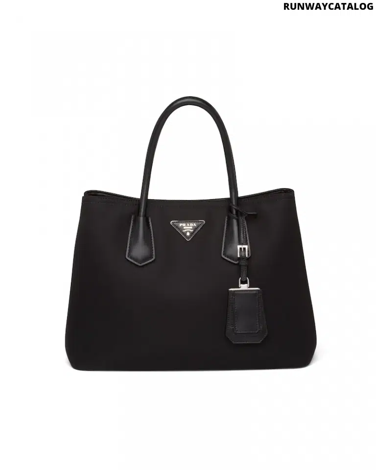 Prada Double Nylon and Saffiano Leather Bag